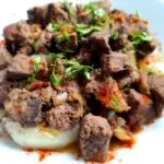 picture of cooked pork liver dish