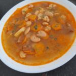 Goulash soup with beans